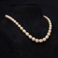 Drop Shape Natural-Color Golden South Sea Pearl Necklace, 8-11mm, A Quality